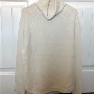 M Revamped off white turtleneck sweater